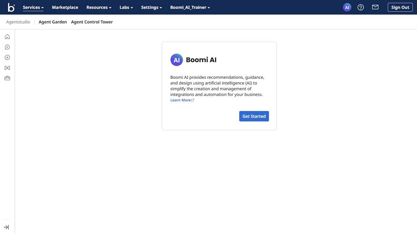 First time accessing Agentstudio