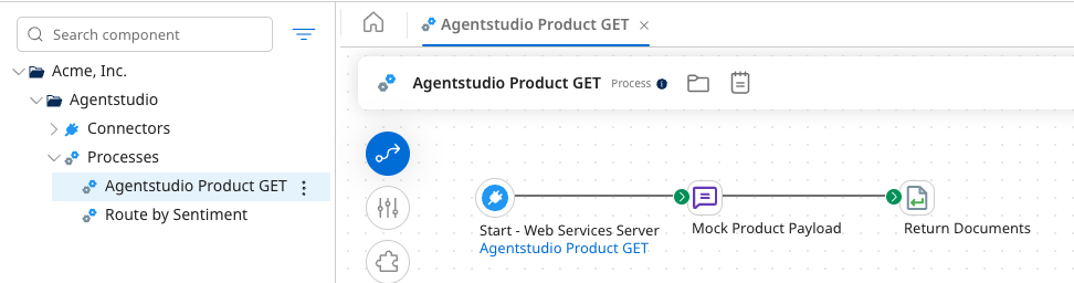 Agentstudio Product GET process in folder structure