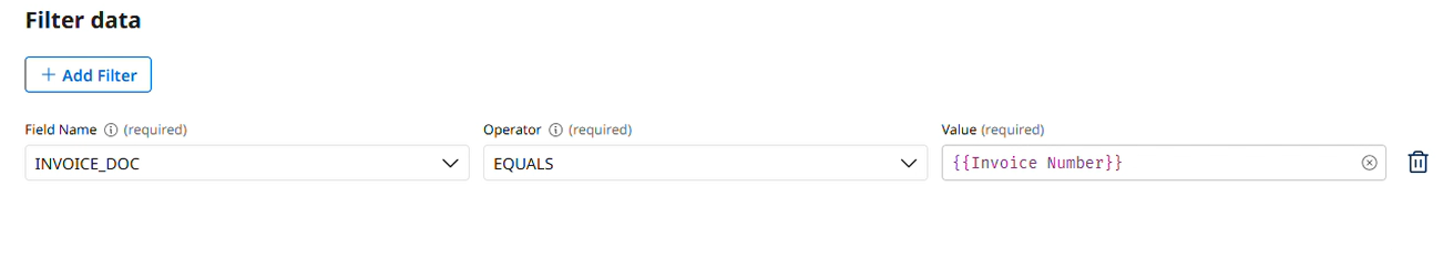 Filter Configuration