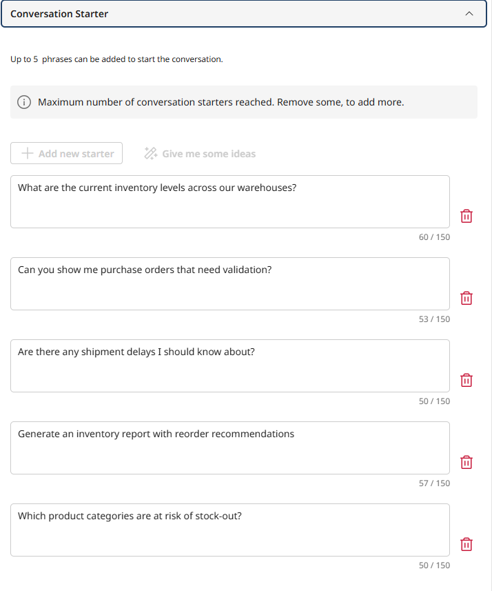 Conversation Starters