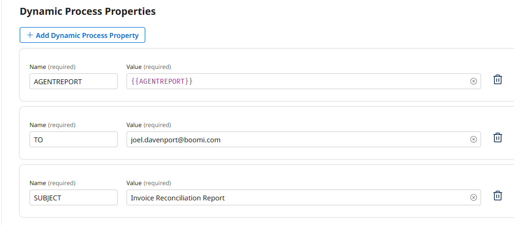 Dynamic Process Properties